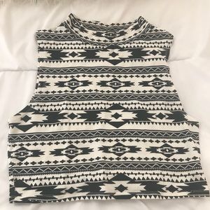 patterned crop top